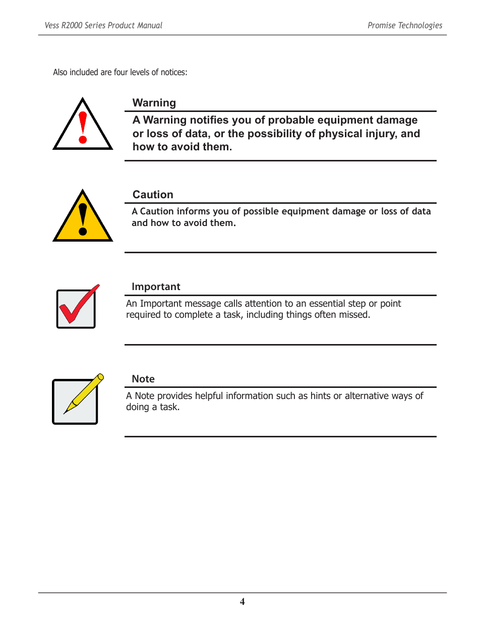 Promise Technology 2-Year Extended Warranty for VessR2000 RAID Head User Manual | Page 31 / 705