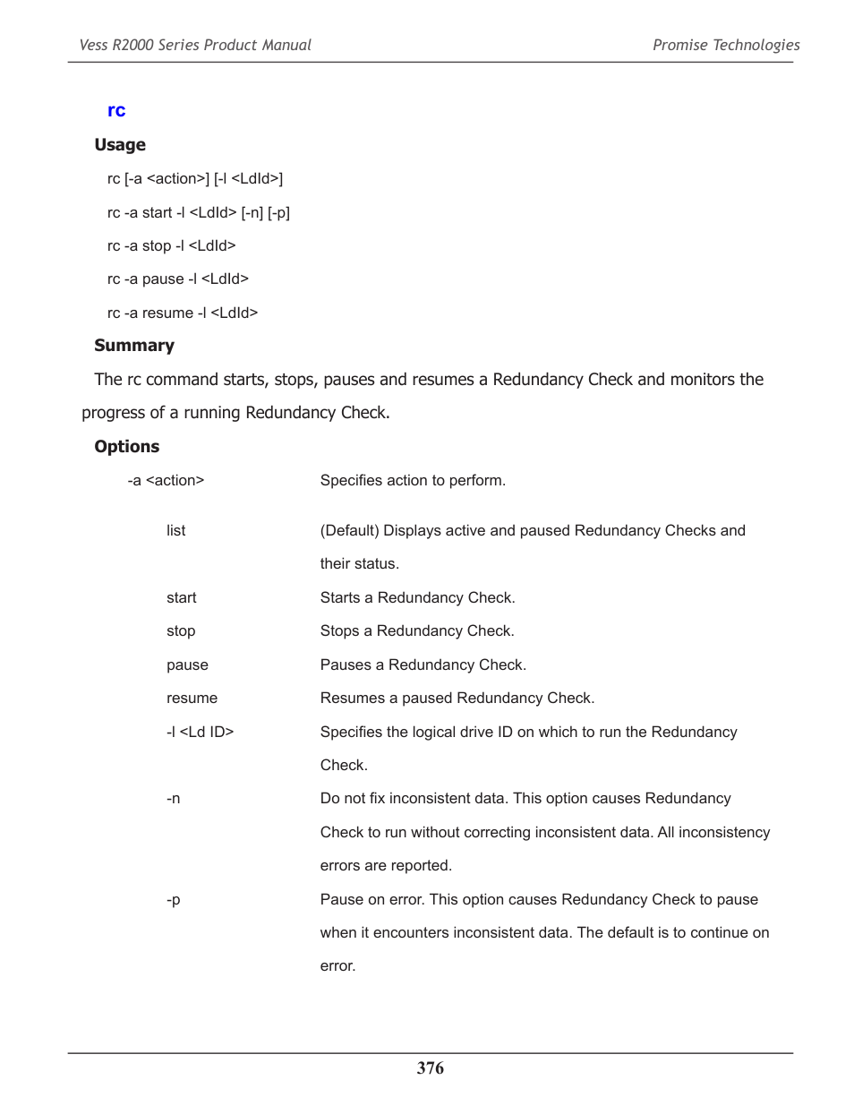 Promise Technology 2-Year Extended Warranty for VessR2000 RAID Head User Manual | Page 403 / 705
