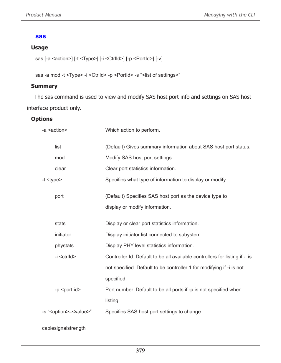 Sas 379 | Promise Technology 2-Year Extended Warranty for VessR2000 RAID Head User Manual | Page 406 / 705