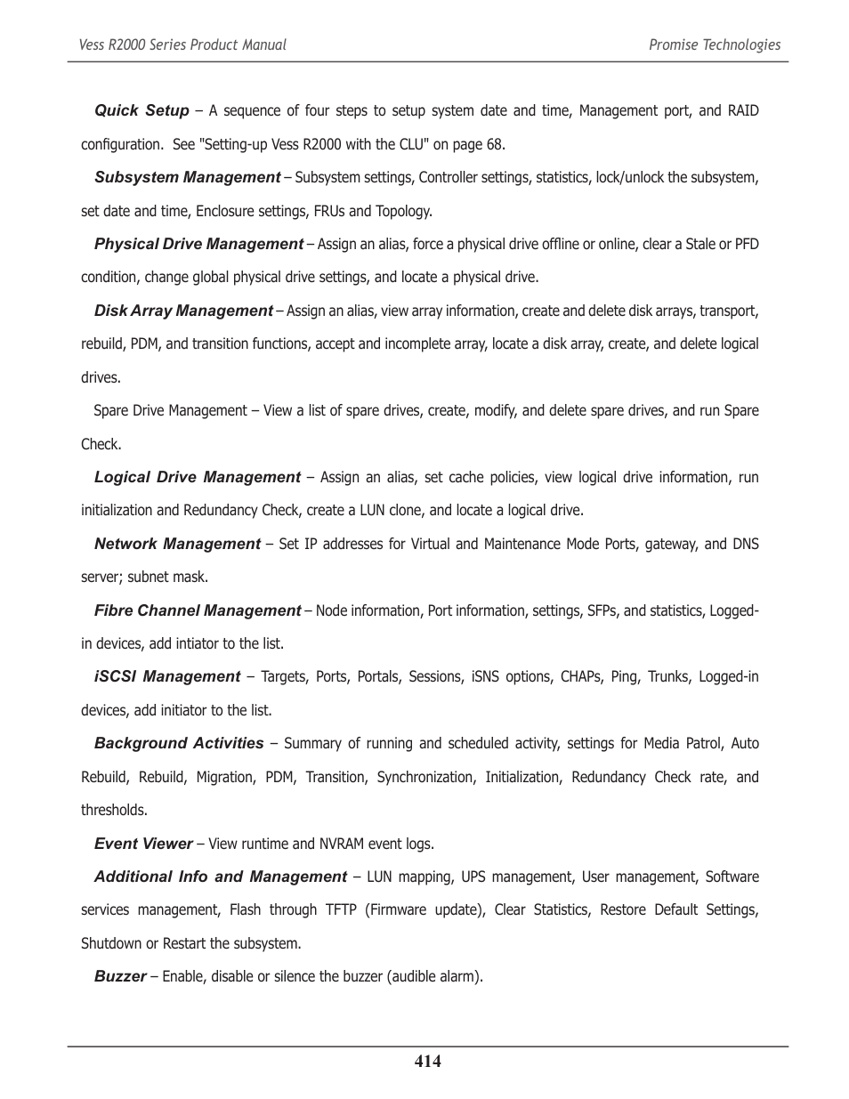 Promise Technology 2-Year Extended Warranty for VessR2000 RAID Head User Manual | Page 441 / 705