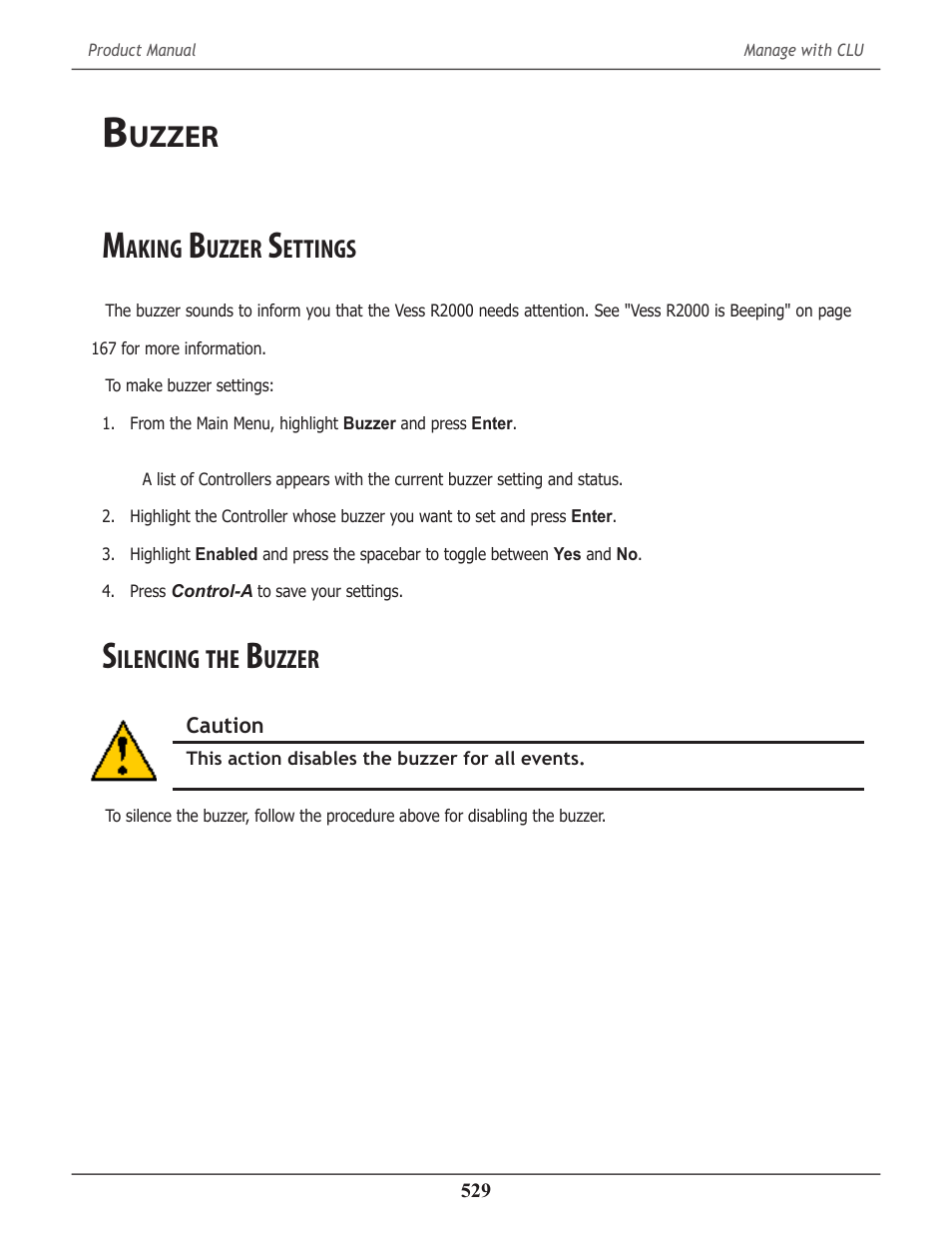 Buzzer, Making buzzer settings, Silencing the buzzer | Uzzer, Aking, Ettings, Ilencing | Promise Technology 2-Year Extended Warranty for VessR2000 RAID Head User Manual | Page 556 / 705