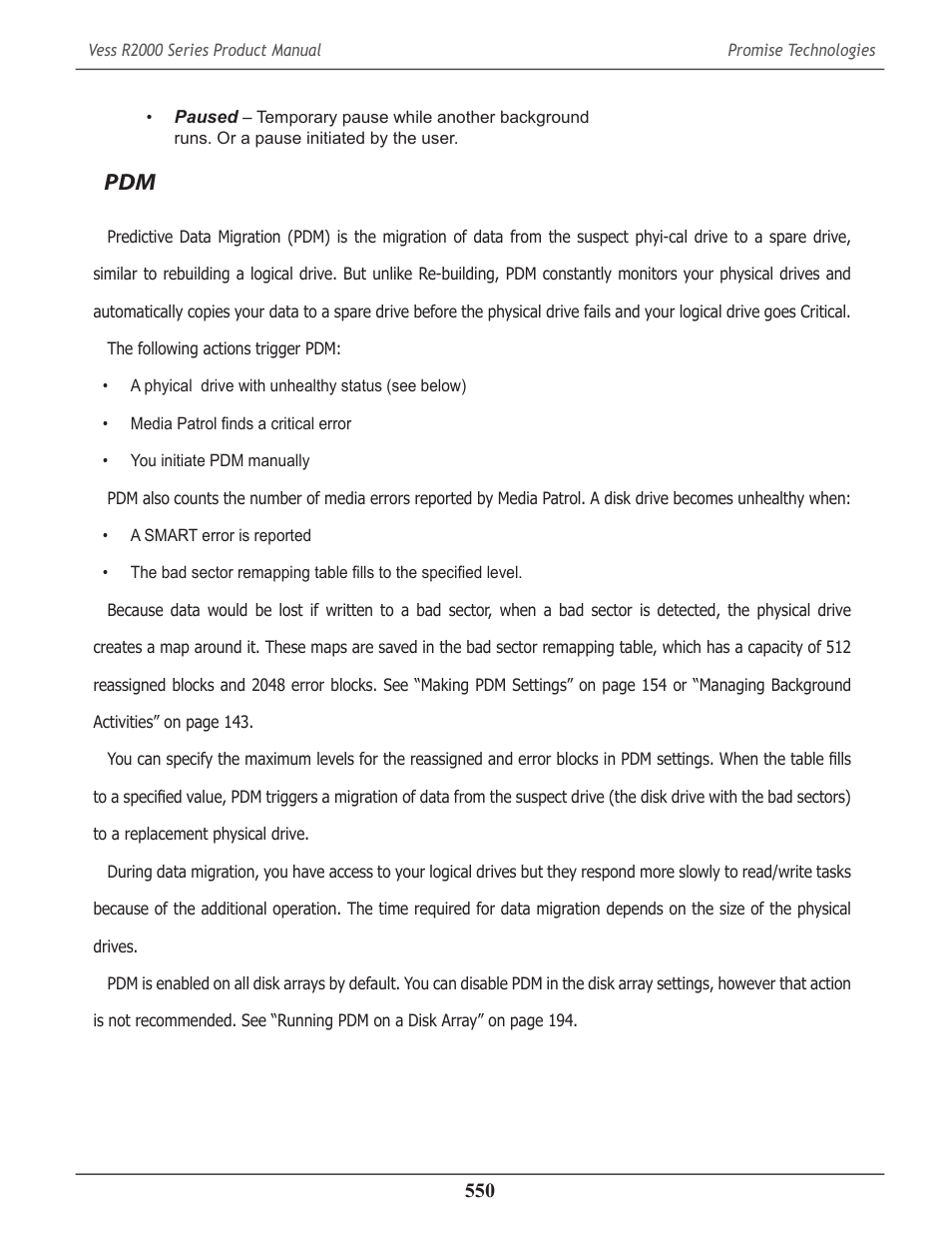 Promise Technology 2-Year Extended Warranty for VessR2000 RAID Head User Manual | Page 577 / 705