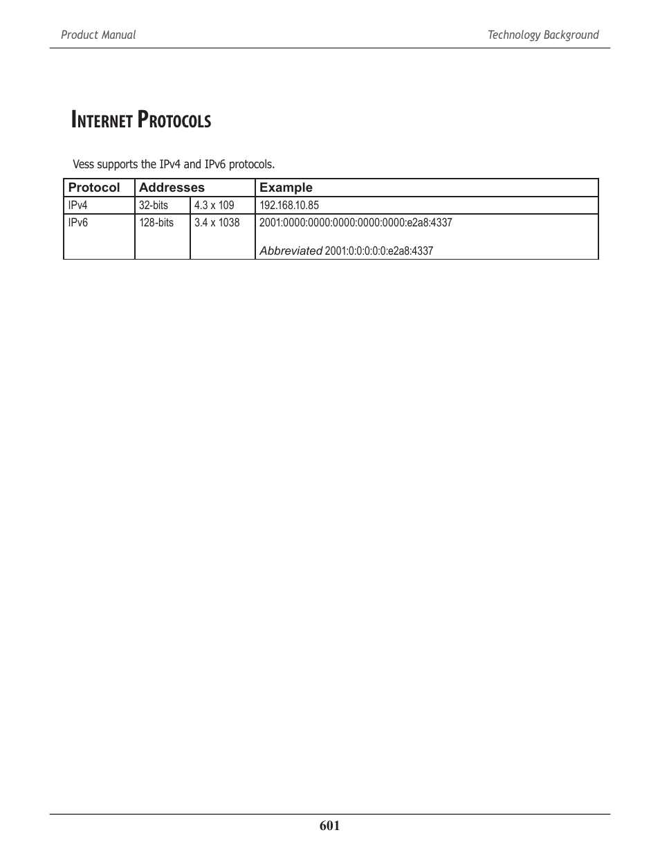 Internet protocols, Nternet, Rotocols | Promise Technology 2-Year Extended Warranty for VessR2000 RAID Head User Manual | Page 628 / 705