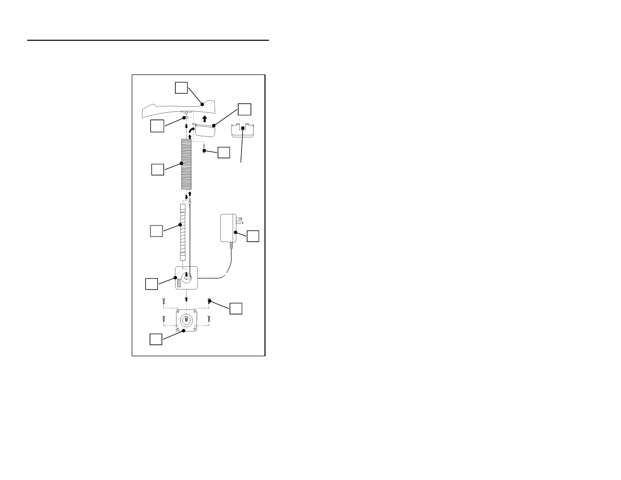 Components of the ms6130 series stand, Ms6130 s | Dell MX003 User Manual | Page 26 / 48