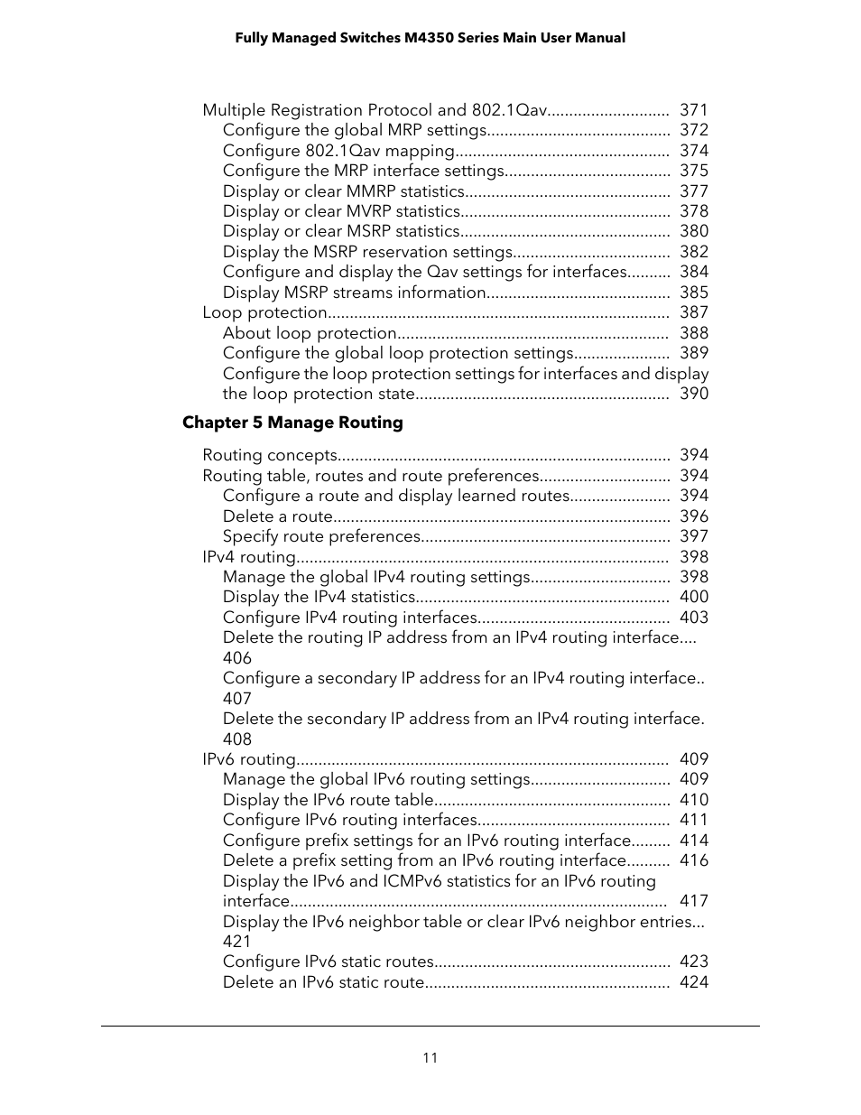 NETGEAR M4350-24F4V 24-Port 10G SFP+ Managed AV Network Switch User Manual | Page 11 / 971