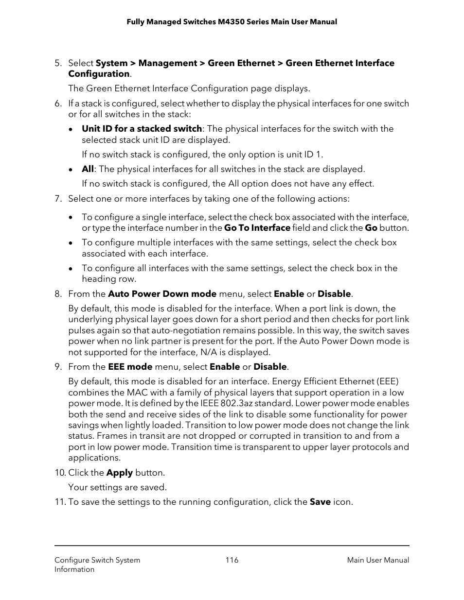 NETGEAR M4350-24F4V 24-Port 10G SFP+ Managed AV Network Switch User Manual | Page 116 / 971