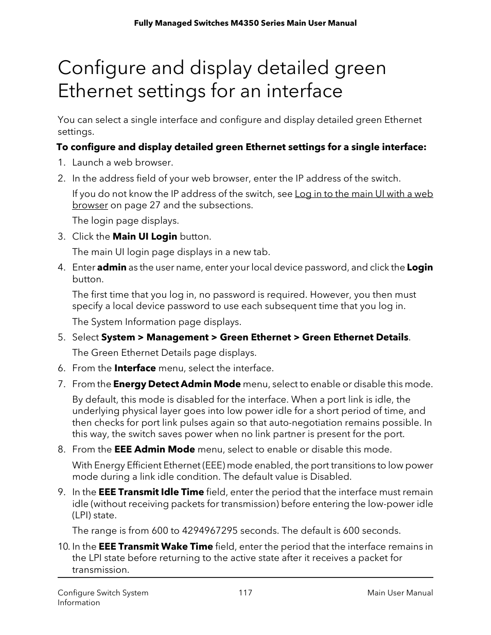 NETGEAR M4350-24F4V 24-Port 10G SFP+ Managed AV Network Switch User Manual | Page 117 / 971