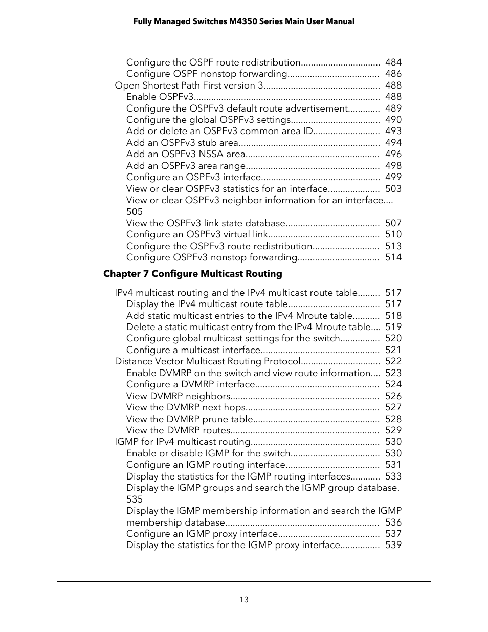 NETGEAR M4350-24F4V 24-Port 10G SFP+ Managed AV Network Switch User Manual | Page 13 / 971