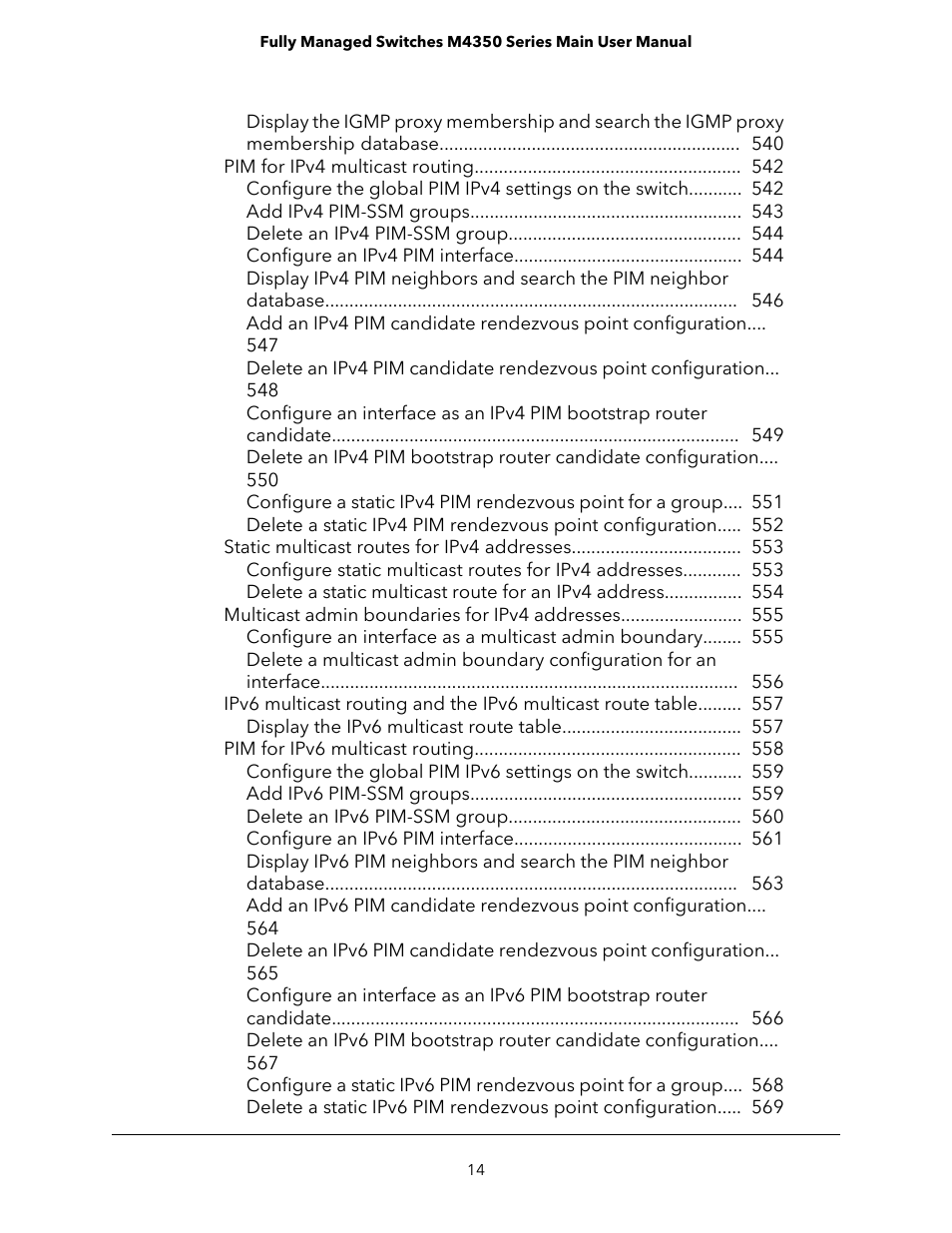 NETGEAR M4350-24F4V 24-Port 10G SFP+ Managed AV Network Switch User Manual | Page 14 / 971