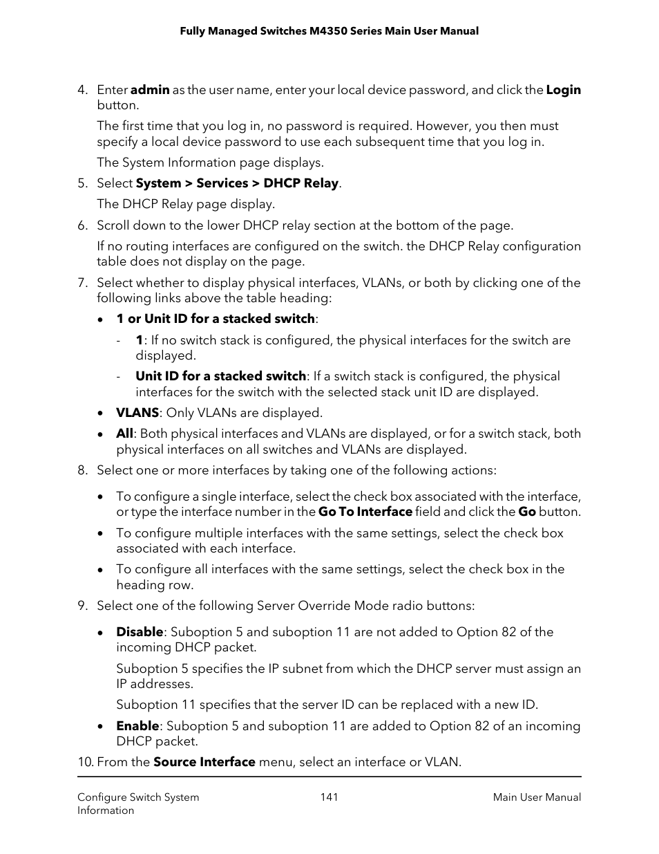 NETGEAR M4350-24F4V 24-Port 10G SFP+ Managed AV Network Switch User Manual | Page 141 / 971