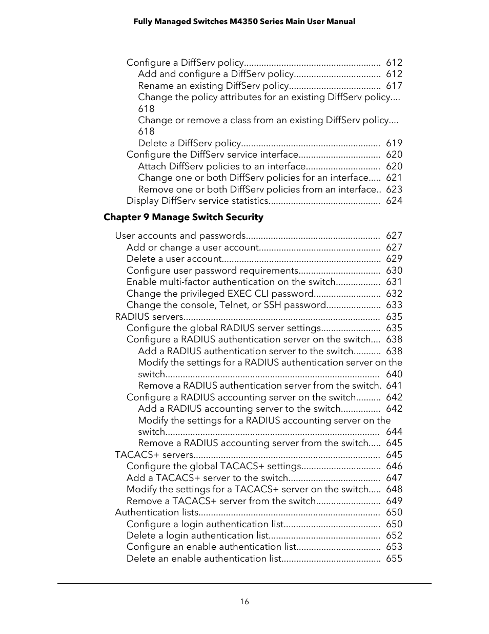 NETGEAR M4350-24F4V 24-Port 10G SFP+ Managed AV Network Switch User Manual | Page 16 / 971