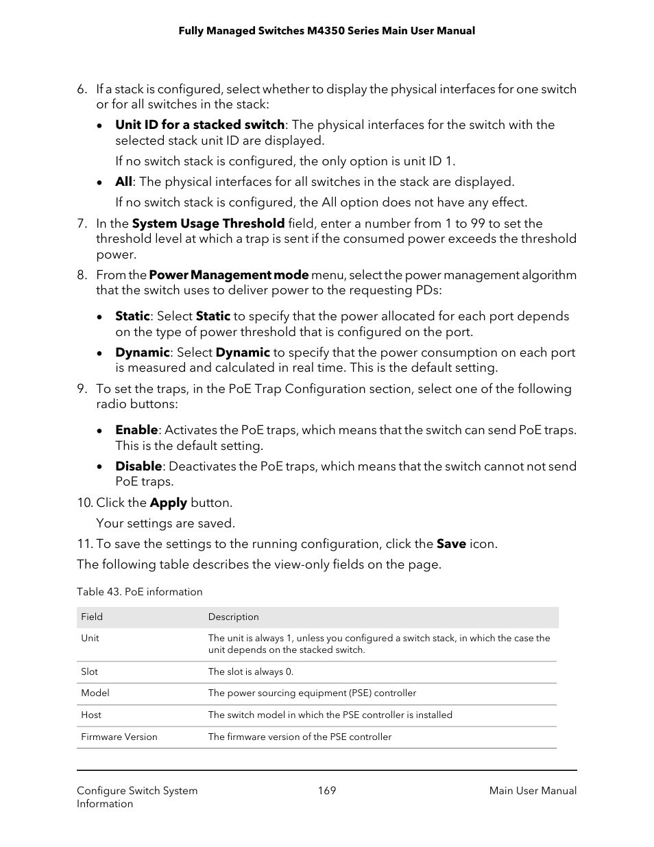 NETGEAR M4350-24F4V 24-Port 10G SFP+ Managed AV Network Switch User Manual | Page 169 / 971