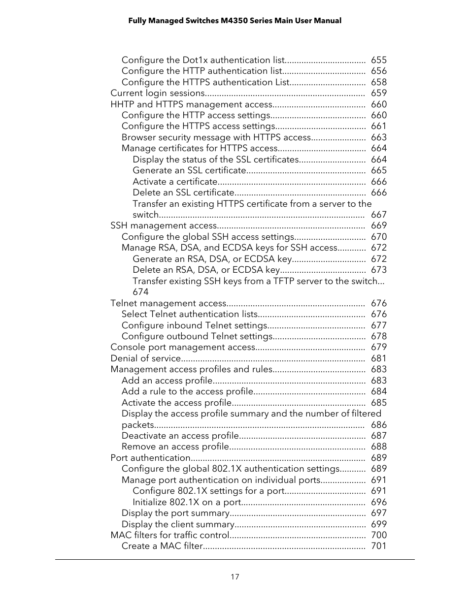 NETGEAR M4350-24F4V 24-Port 10G SFP+ Managed AV Network Switch User Manual | Page 17 / 971