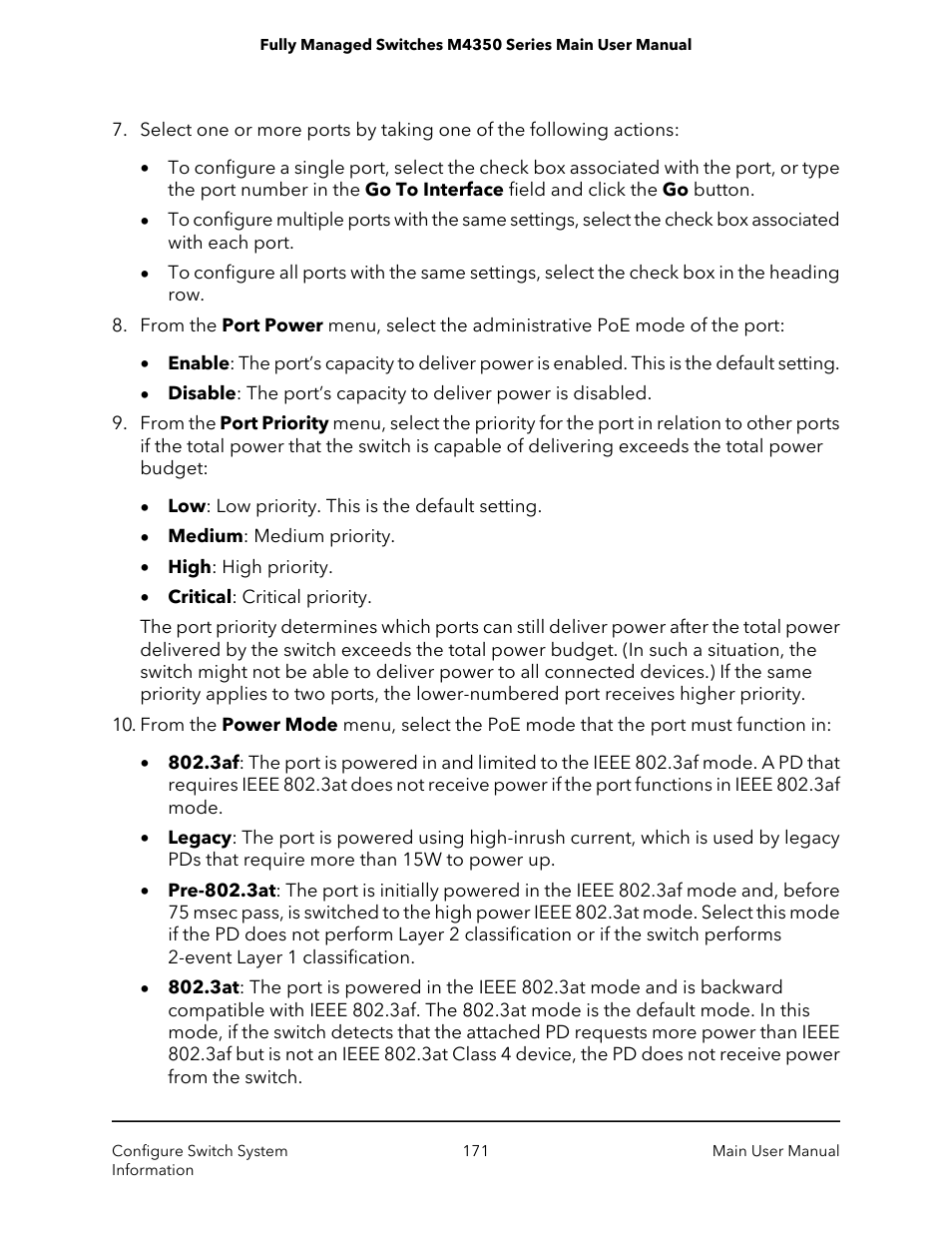 NETGEAR M4350-24F4V 24-Port 10G SFP+ Managed AV Network Switch User Manual | Page 171 / 971