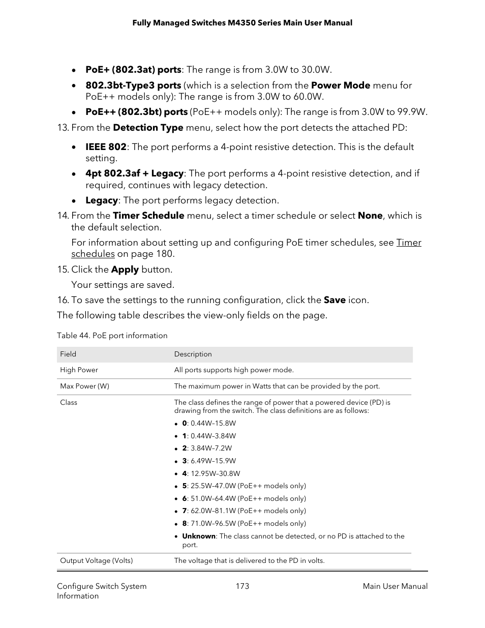 NETGEAR M4350-24F4V 24-Port 10G SFP+ Managed AV Network Switch User Manual | Page 173 / 971