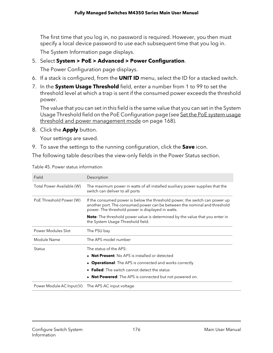 NETGEAR M4350-24F4V 24-Port 10G SFP+ Managed AV Network Switch User Manual | Page 176 / 971