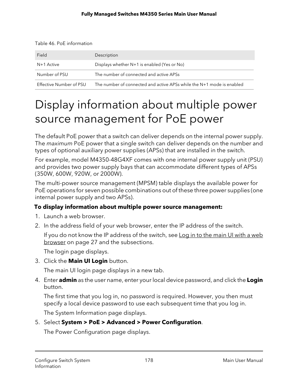 NETGEAR M4350-24F4V 24-Port 10G SFP+ Managed AV Network Switch User Manual | Page 178 / 971