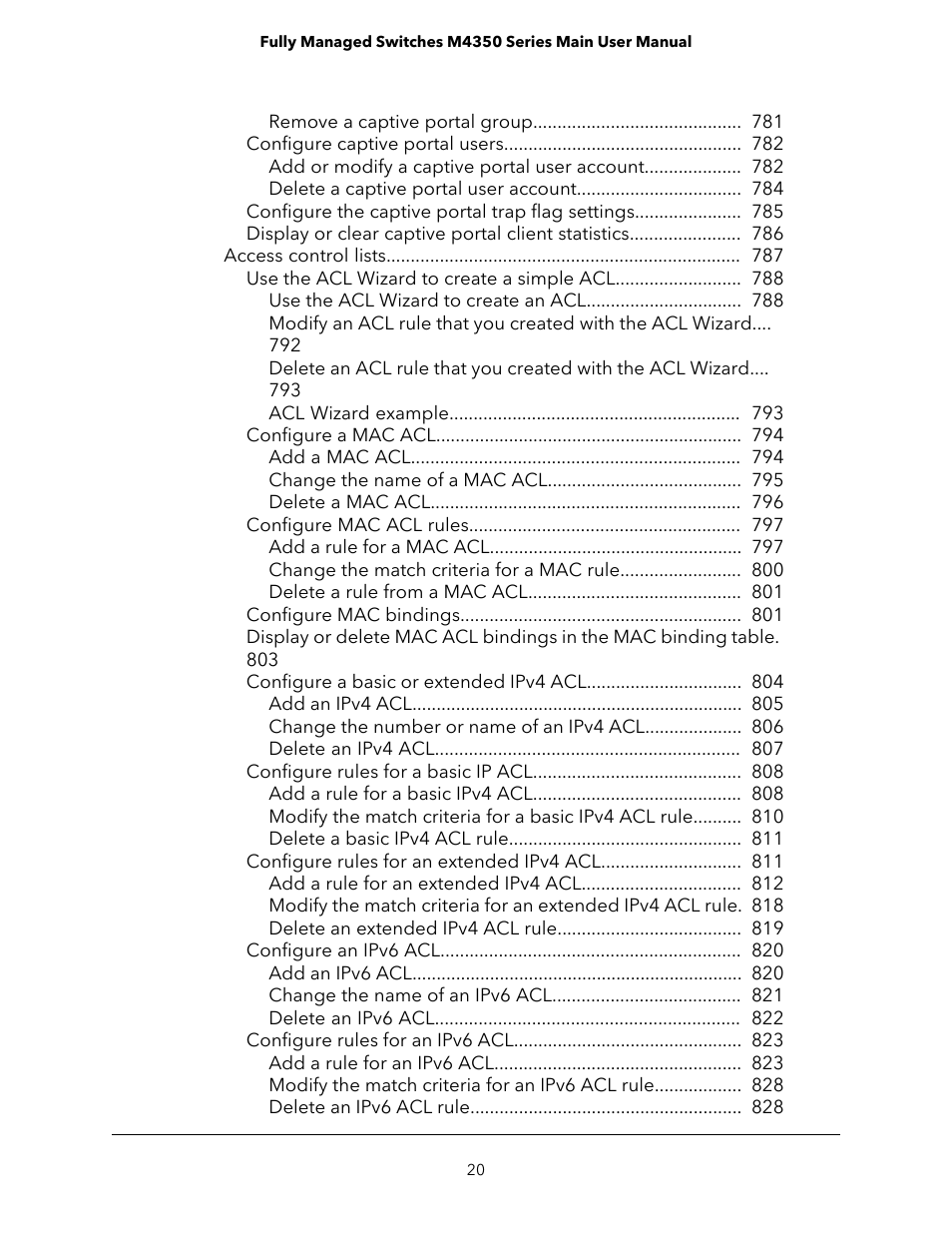 NETGEAR M4350-24F4V 24-Port 10G SFP+ Managed AV Network Switch User Manual | Page 20 / 971