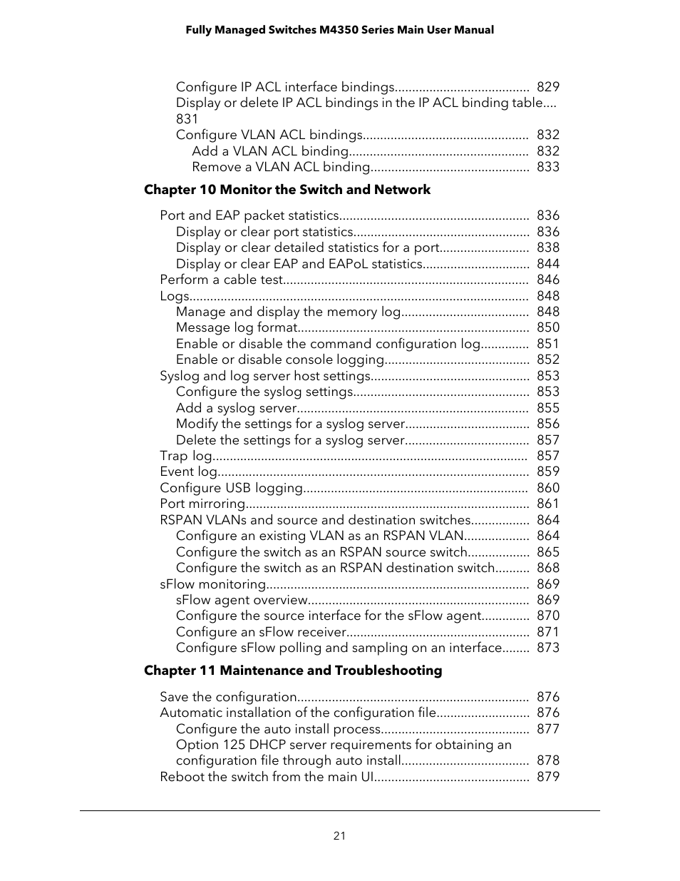 NETGEAR M4350-24F4V 24-Port 10G SFP+ Managed AV Network Switch User Manual | Page 21 / 971