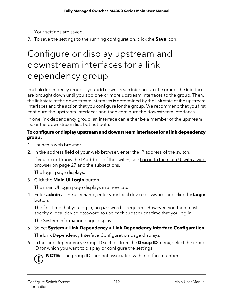 NETGEAR M4350-24F4V 24-Port 10G SFP+ Managed AV Network Switch User Manual | Page 219 / 971