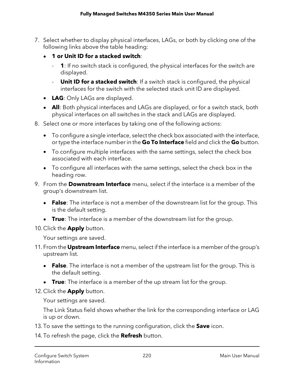 NETGEAR M4350-24F4V 24-Port 10G SFP+ Managed AV Network Switch User Manual | Page 220 / 971