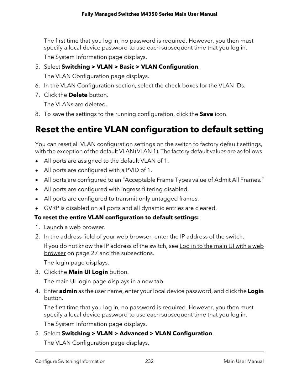 NETGEAR M4350-24F4V 24-Port 10G SFP+ Managed AV Network Switch User Manual | Page 232 / 971