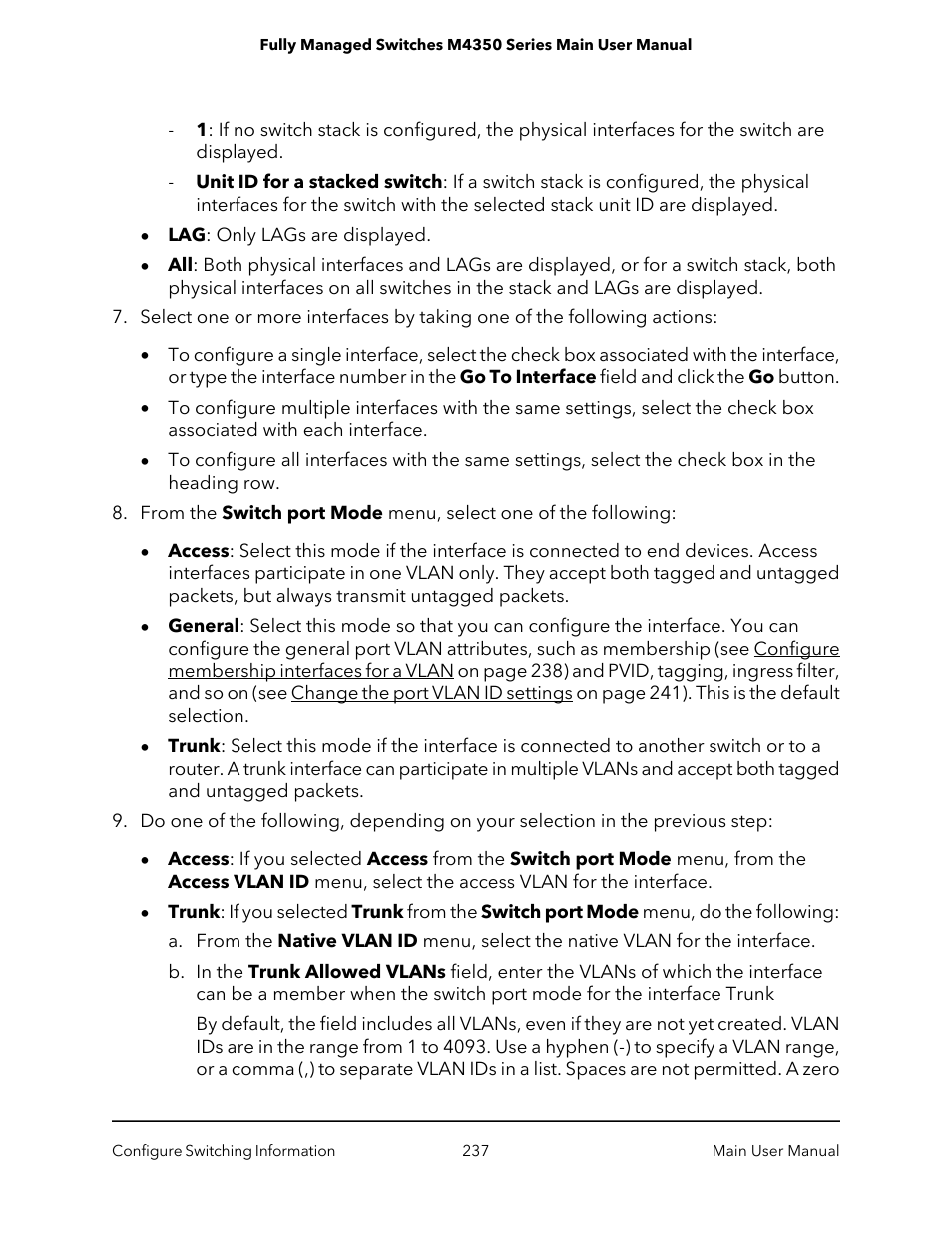 NETGEAR M4350-24F4V 24-Port 10G SFP+ Managed AV Network Switch User Manual | Page 237 / 971