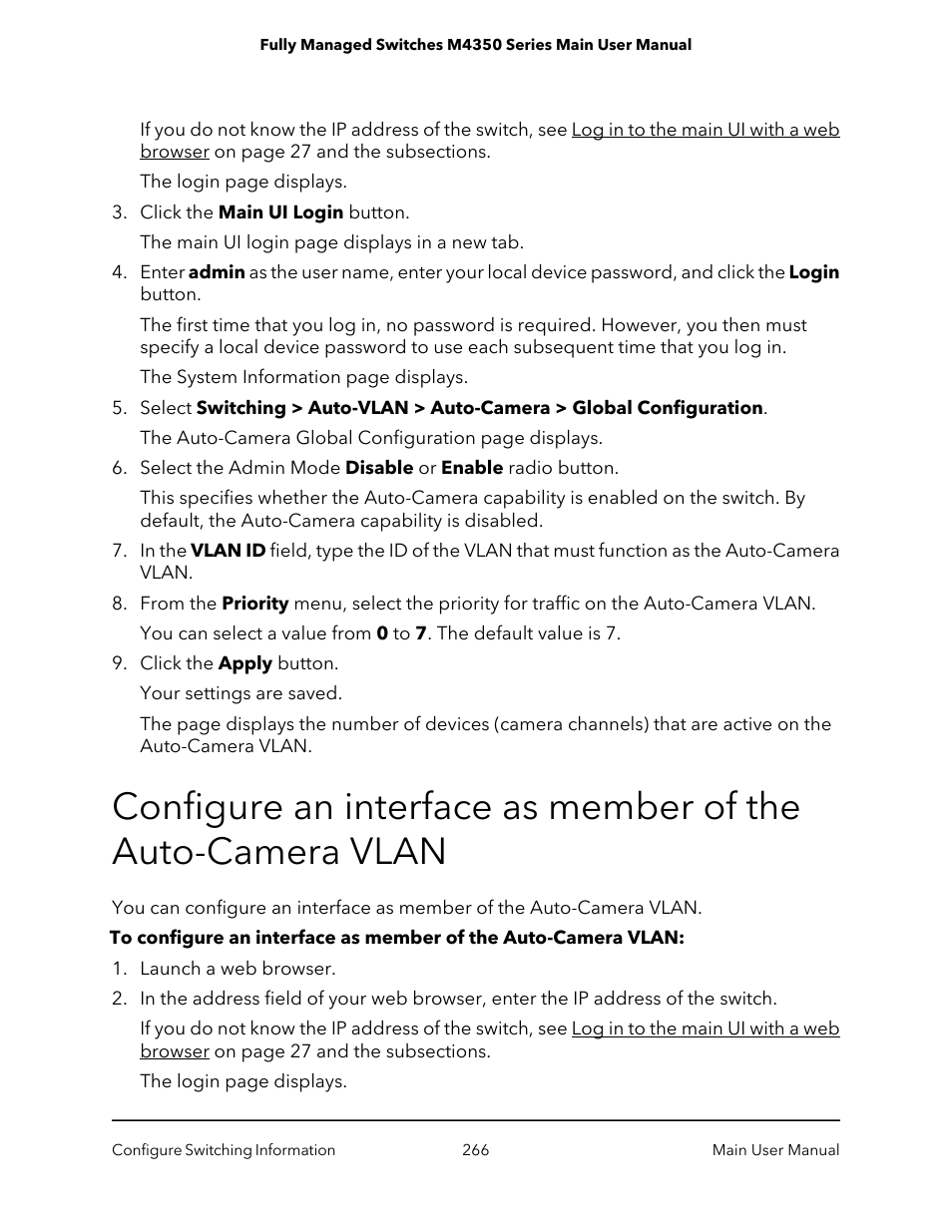 NETGEAR M4350-24F4V 24-Port 10G SFP+ Managed AV Network Switch User Manual | Page 266 / 971