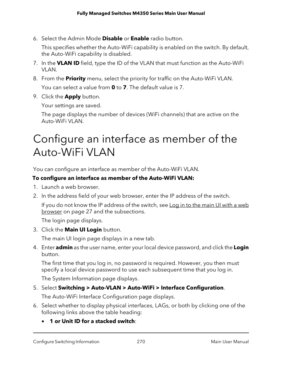 NETGEAR M4350-24F4V 24-Port 10G SFP+ Managed AV Network Switch User Manual | Page 270 / 971