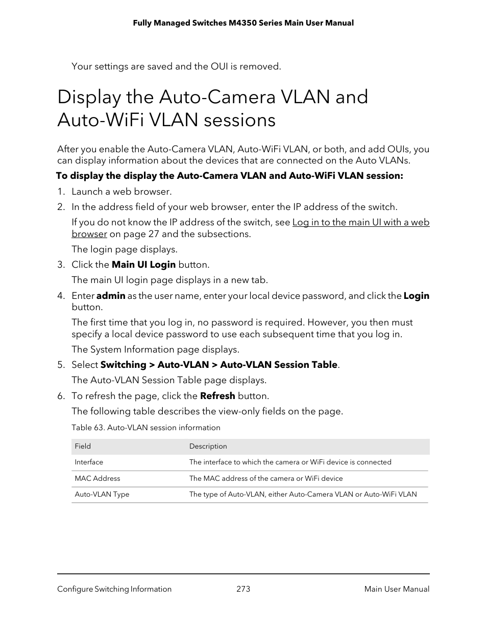 NETGEAR M4350-24F4V 24-Port 10G SFP+ Managed AV Network Switch User Manual | Page 273 / 971