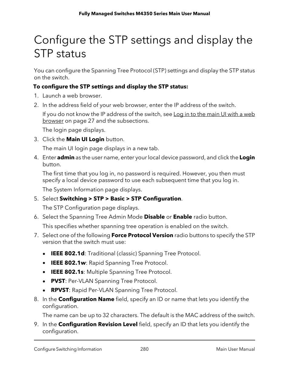 NETGEAR M4350-24F4V 24-Port 10G SFP+ Managed AV Network Switch User Manual | Page 280 / 971