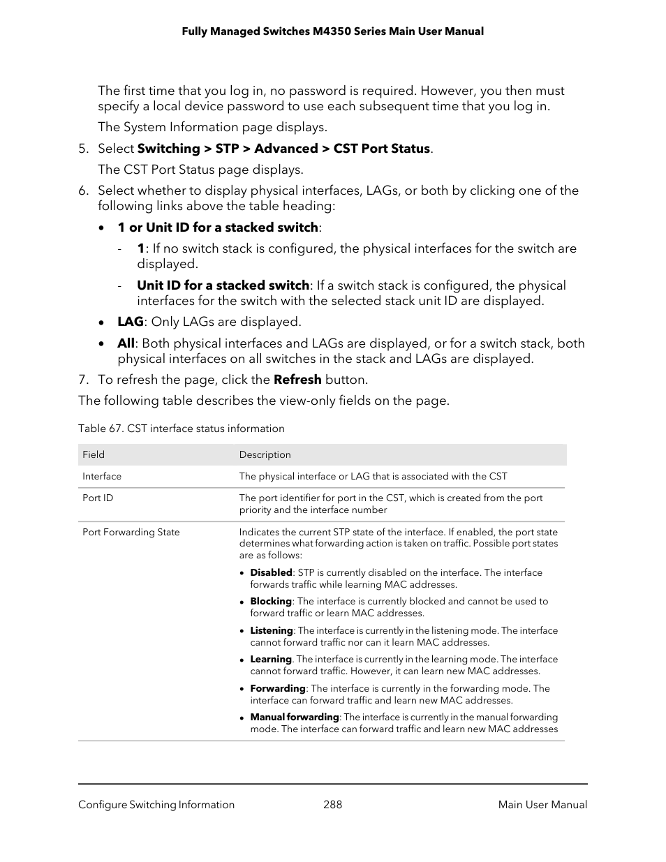 NETGEAR M4350-24F4V 24-Port 10G SFP+ Managed AV Network Switch User Manual | Page 288 / 971