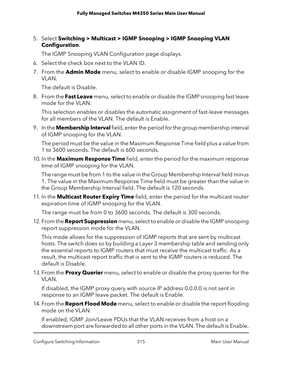 NETGEAR M4350-24F4V 24-Port 10G SFP+ Managed AV Network Switch User Manual | Page 315 / 971