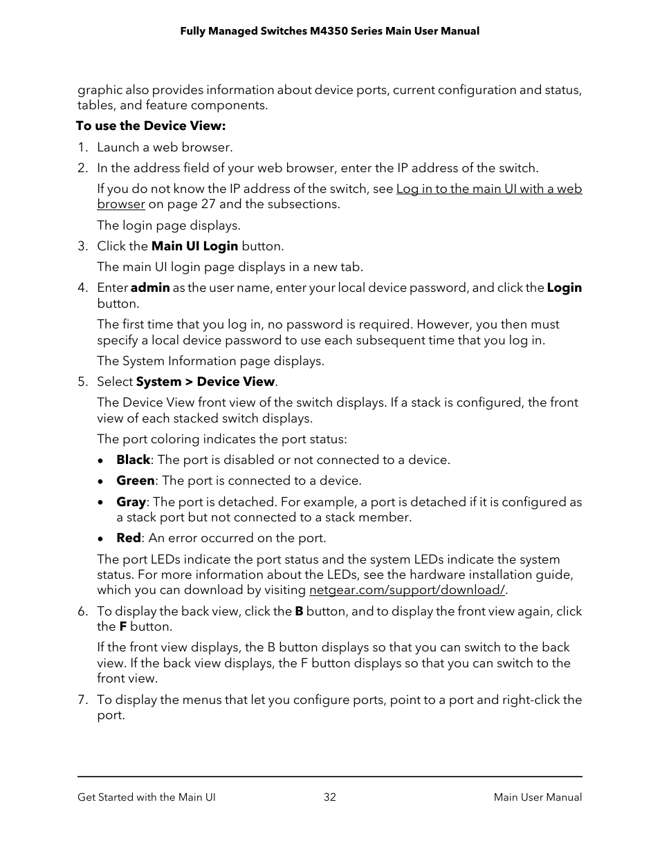 NETGEAR M4350-24F4V 24-Port 10G SFP+ Managed AV Network Switch User Manual | Page 32 / 971