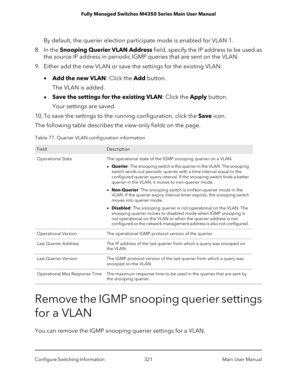 NETGEAR M4350-24F4V 24-Port 10G SFP+ Managed AV Network Switch User Manual | Page 321 / 971