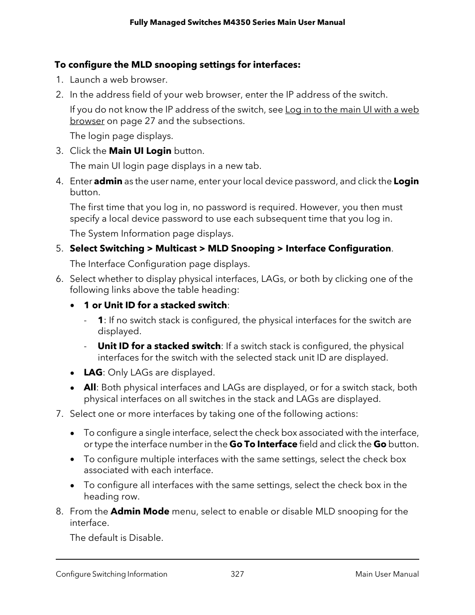 NETGEAR M4350-24F4V 24-Port 10G SFP+ Managed AV Network Switch User Manual | Page 327 / 971