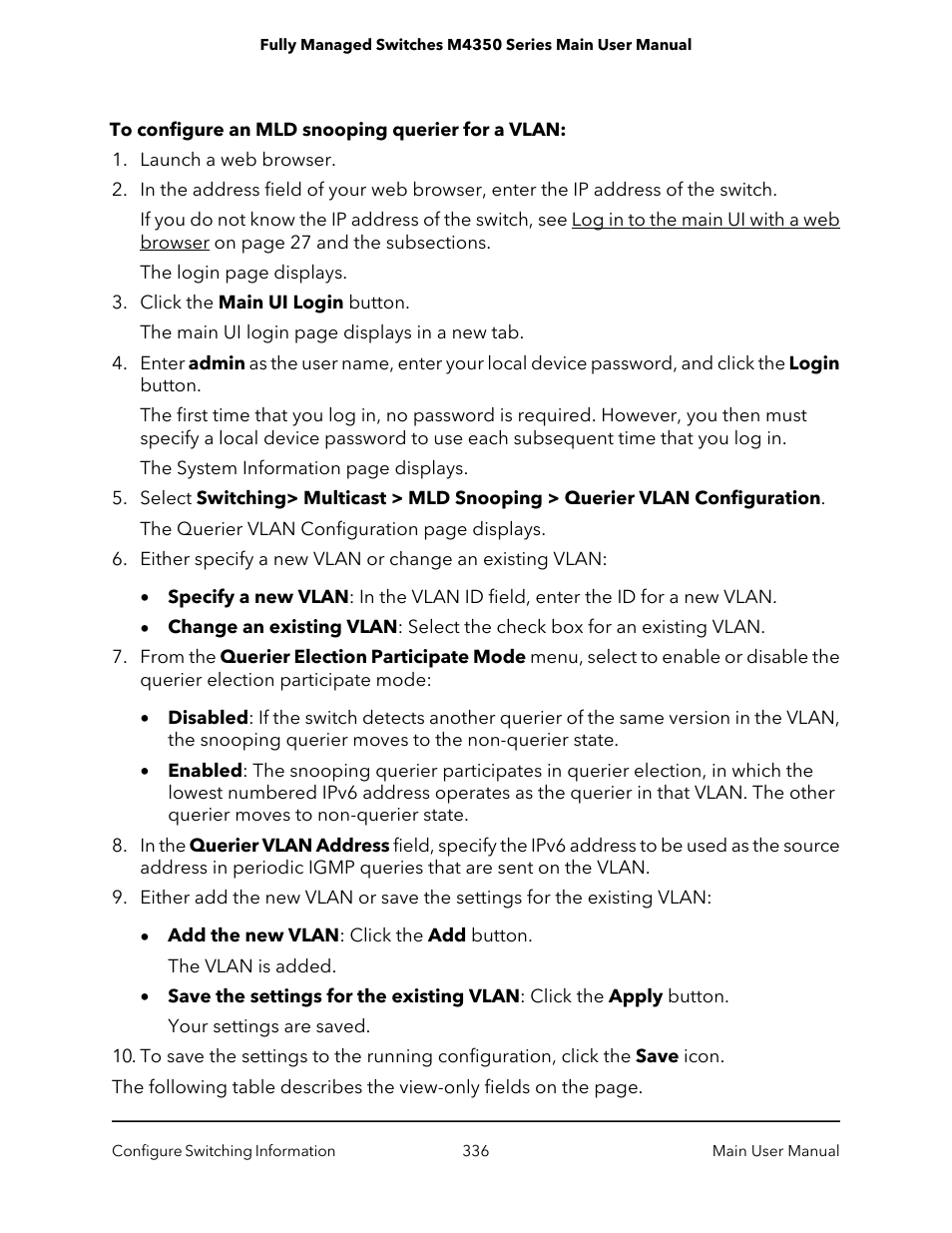 NETGEAR M4350-24F4V 24-Port 10G SFP+ Managed AV Network Switch User Manual | Page 336 / 971