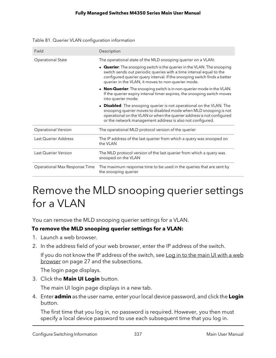 NETGEAR M4350-24F4V 24-Port 10G SFP+ Managed AV Network Switch User Manual | Page 337 / 971