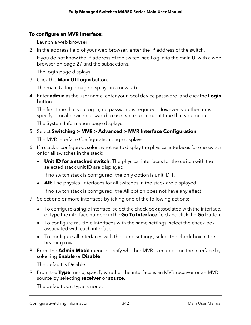 NETGEAR M4350-24F4V 24-Port 10G SFP+ Managed AV Network Switch User Manual | Page 342 / 971