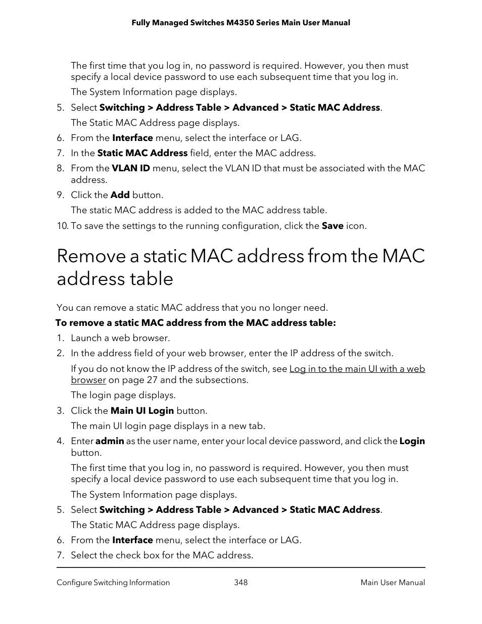 NETGEAR M4350-24F4V 24-Port 10G SFP+ Managed AV Network Switch User Manual | Page 348 / 971