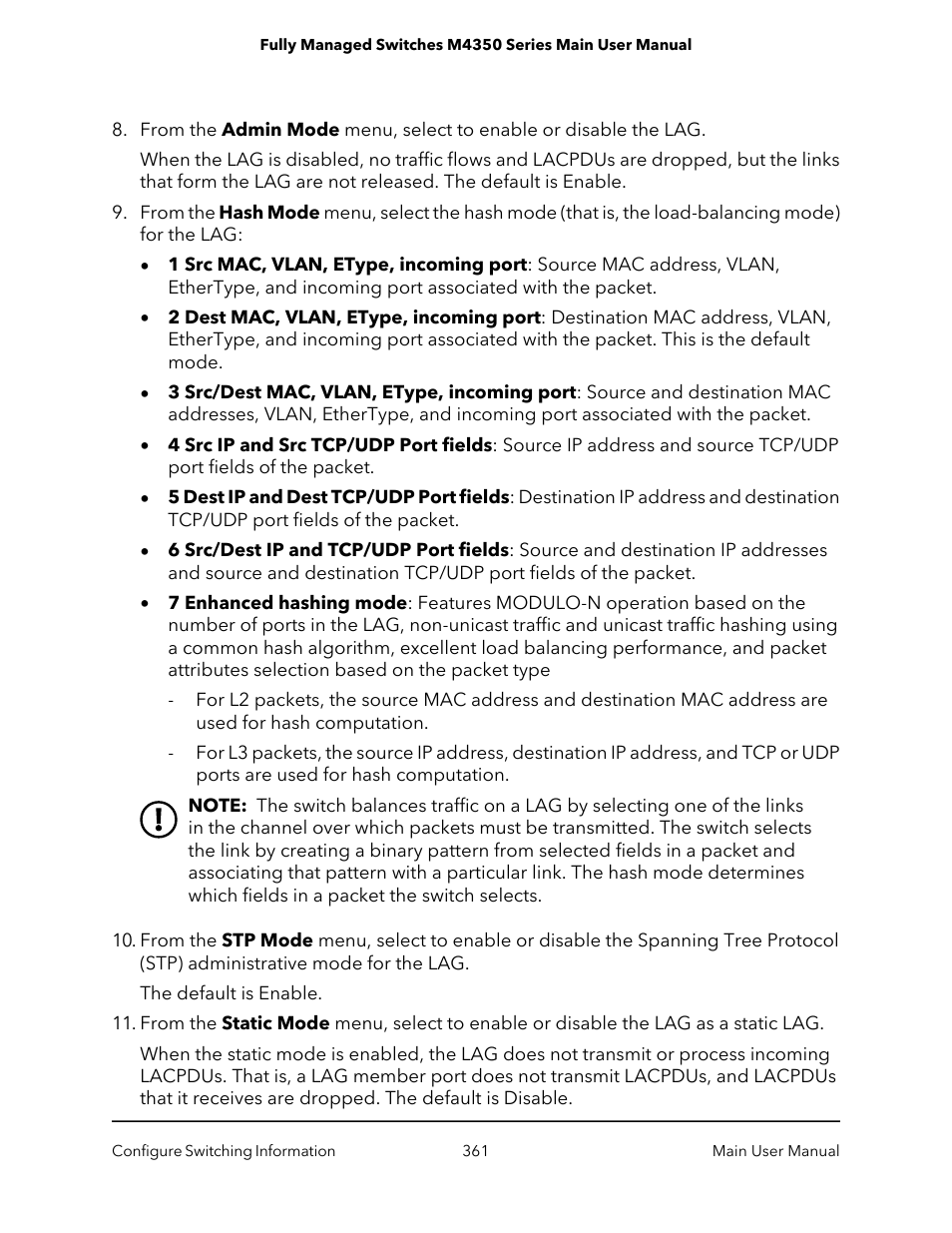 NETGEAR M4350-24F4V 24-Port 10G SFP+ Managed AV Network Switch User Manual | Page 361 / 971