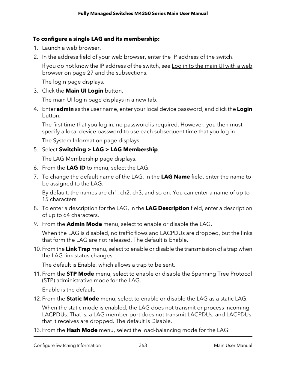 NETGEAR M4350-24F4V 24-Port 10G SFP+ Managed AV Network Switch User Manual | Page 363 / 971