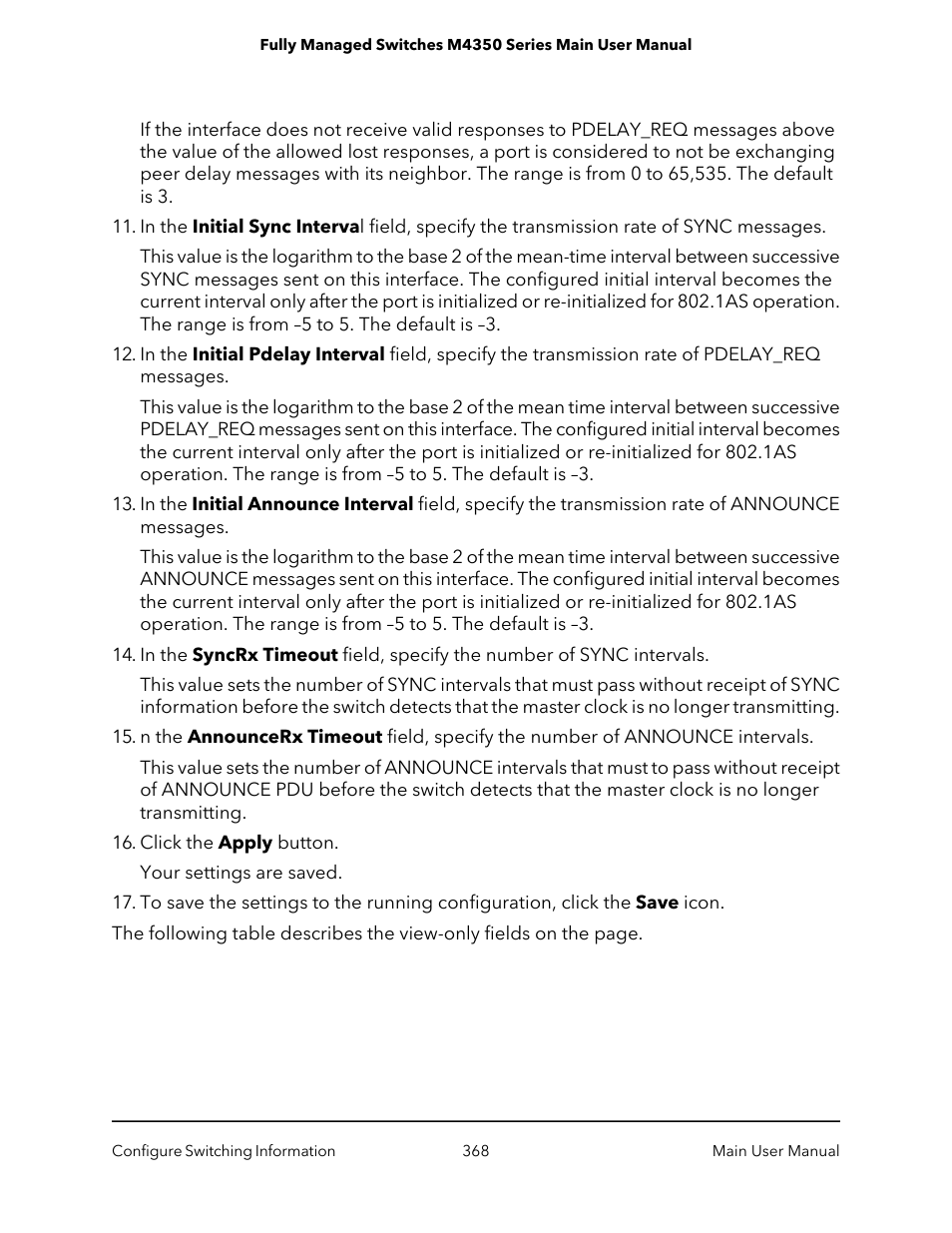 NETGEAR M4350-24F4V 24-Port 10G SFP+ Managed AV Network Switch User Manual | Page 368 / 971