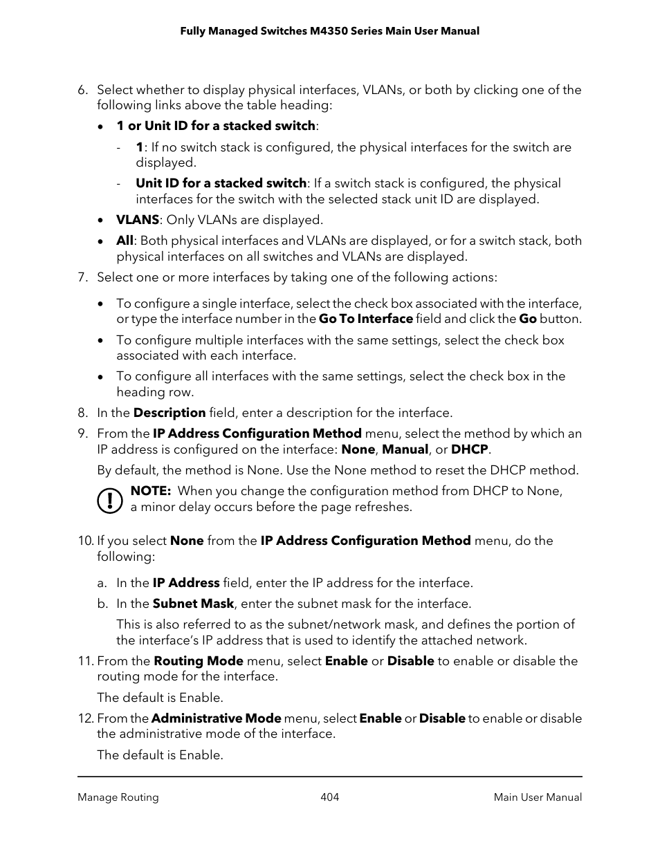 NETGEAR M4350-24F4V 24-Port 10G SFP+ Managed AV Network Switch User Manual | Page 404 / 971