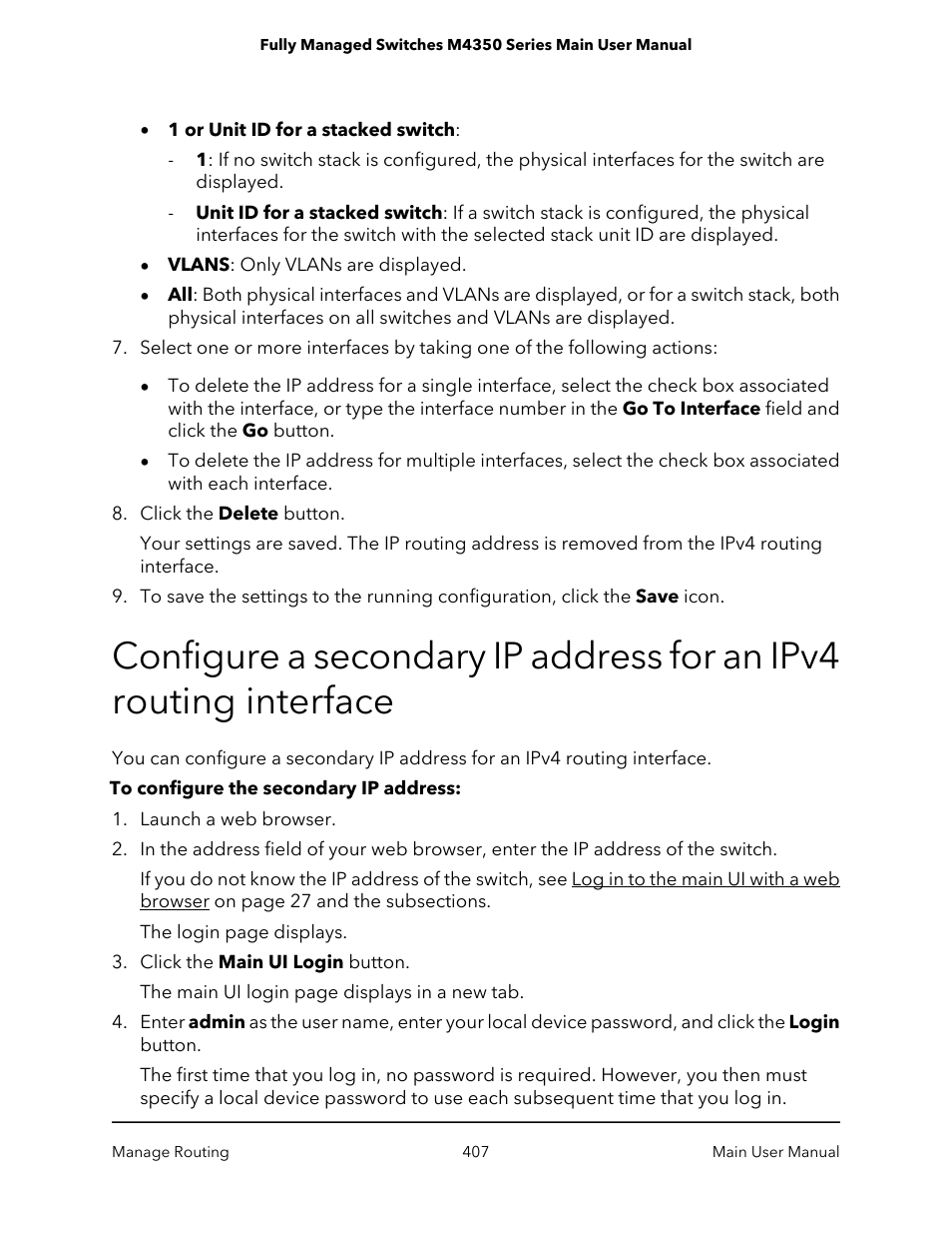 NETGEAR M4350-24F4V 24-Port 10G SFP+ Managed AV Network Switch User Manual | Page 407 / 971