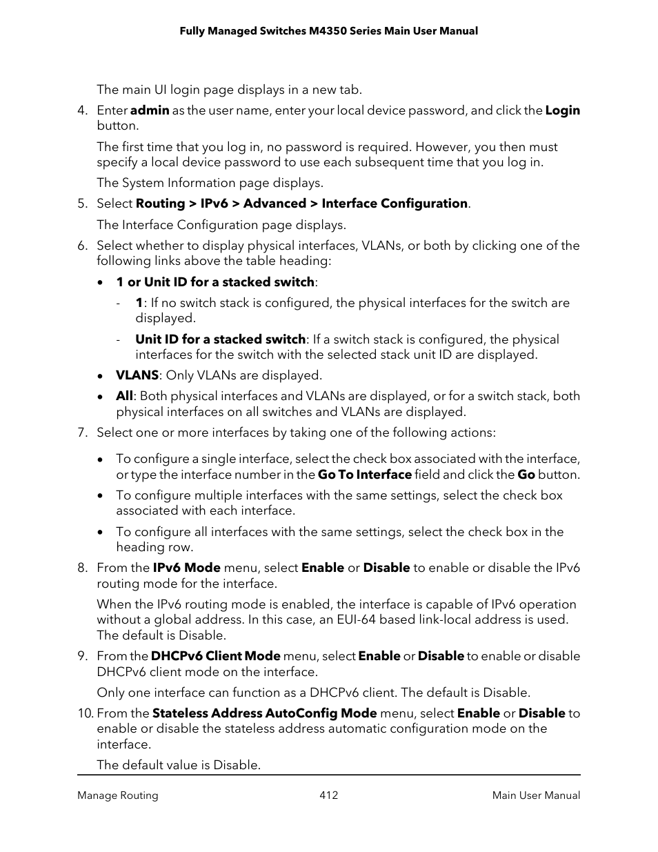 NETGEAR M4350-24F4V 24-Port 10G SFP+ Managed AV Network Switch User Manual | Page 412 / 971