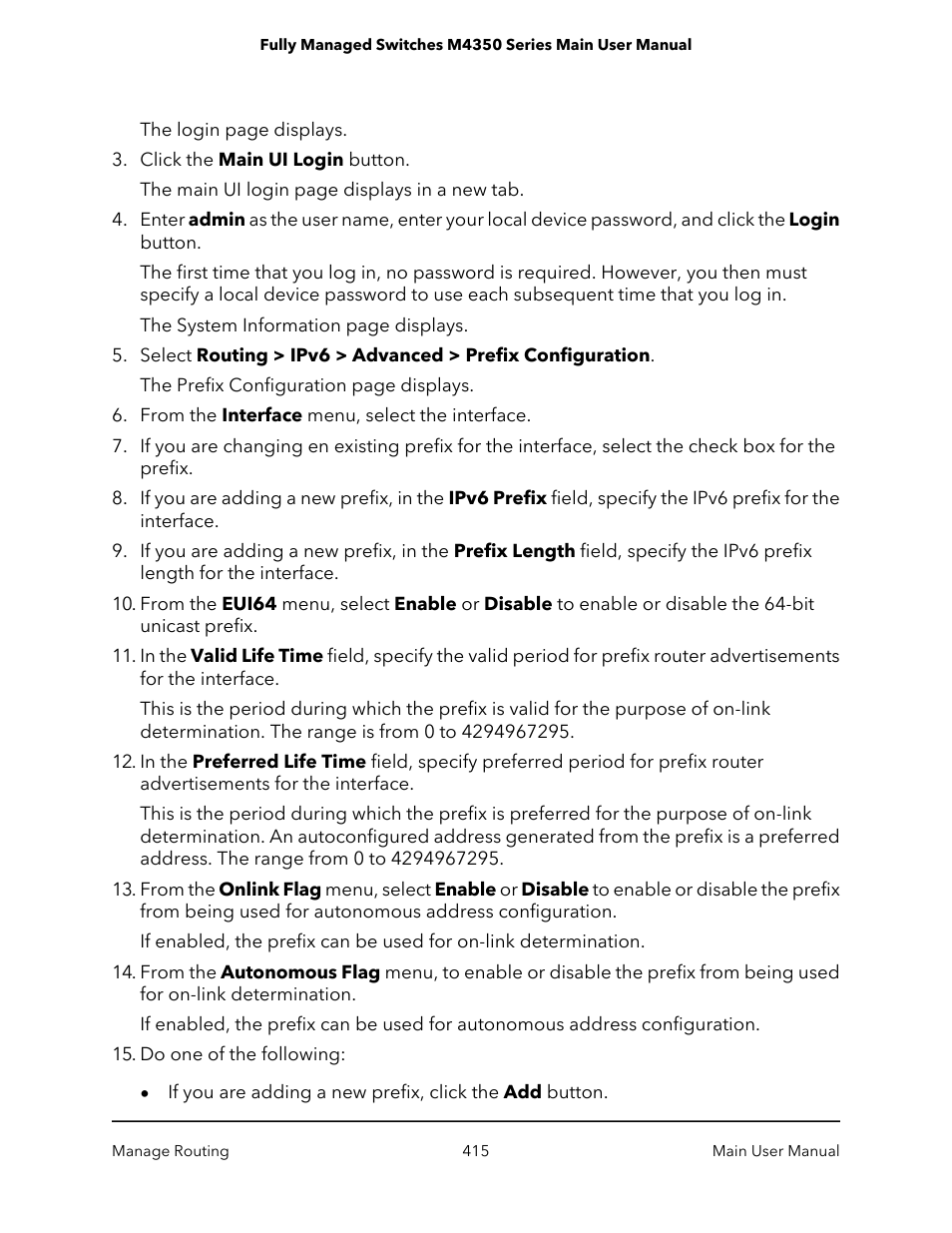 NETGEAR M4350-24F4V 24-Port 10G SFP+ Managed AV Network Switch User Manual | Page 415 / 971