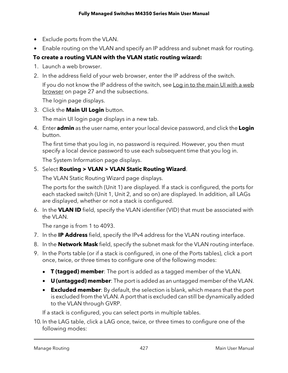 NETGEAR M4350-24F4V 24-Port 10G SFP+ Managed AV Network Switch User Manual | Page 427 / 971