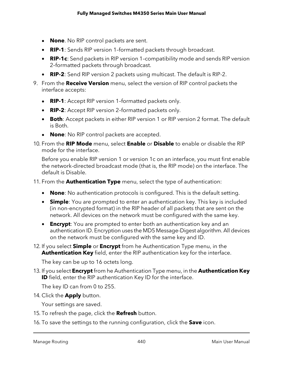 NETGEAR M4350-24F4V 24-Port 10G SFP+ Managed AV Network Switch User Manual | Page 440 / 971