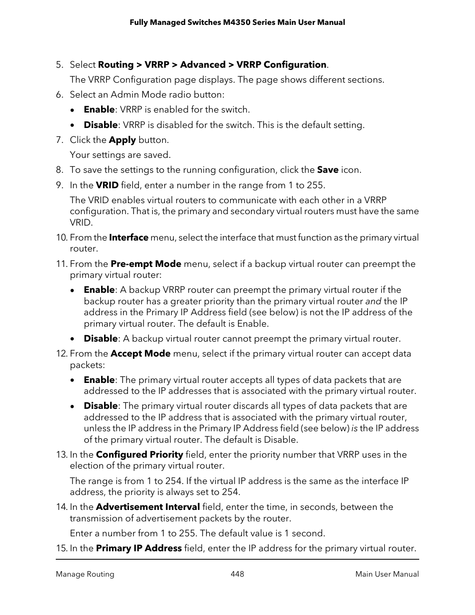 NETGEAR M4350-24F4V 24-Port 10G SFP+ Managed AV Network Switch User Manual | Page 448 / 971